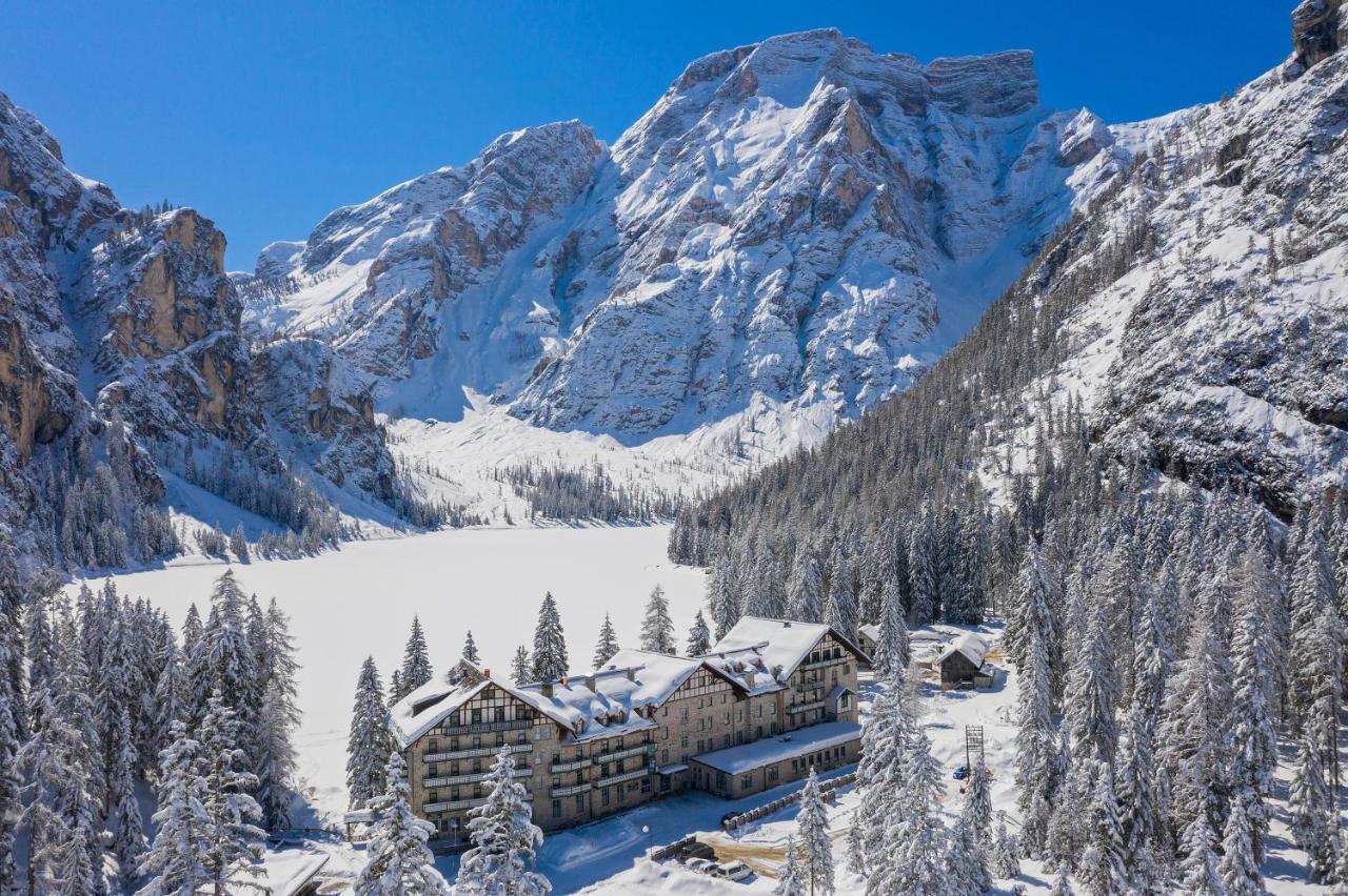Hotel Lago Di Braies Braies  Luaran gambar